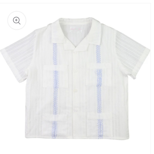 Blue Guayabera – Cecil & Lou