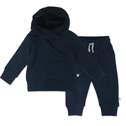 HonestBaby Multipack Pullover Hoodie Sweatshirt Jogger Sweatpant Sets Organic Cotton Baby, Toddler, Boys, Girls, Unisex