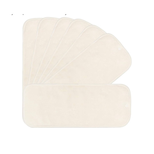 2-4-2 Bamboo Prefold Insert 7 Pack with Snaps