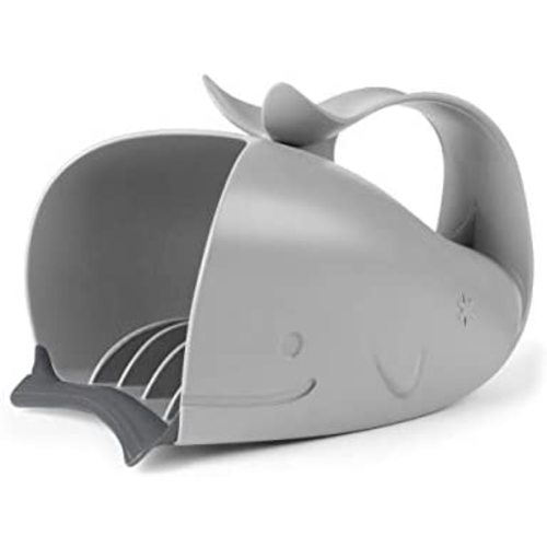 Skip Hop Baby Bath Rinse Cup, Moby Tear-free Waterfall Rinser, Grey