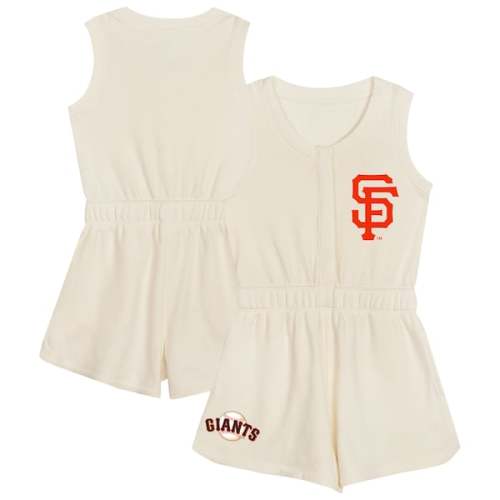Toddler San Francisco Giants Cream Power Tank Romper