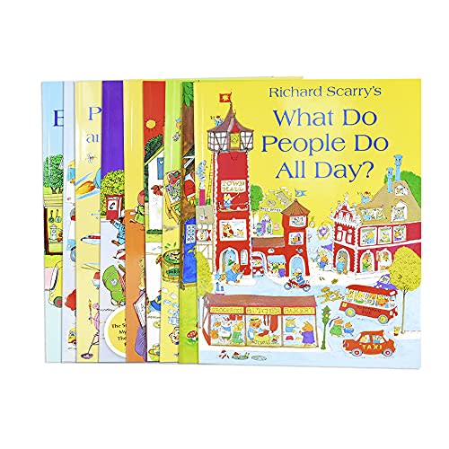 Richard Scarrys Best Collection Ever! 10 books collection. What do people do all day?... and other stories.
