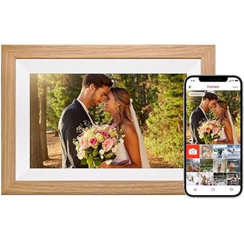 Digital Picture Frame| Built-in 32GB, 11.5" WiFi Digital Photo Frame with IPS Touchscreen, Send Photo/Video via Frameo App/USB/Micro SD, Gift for Mom, Wedding, Anniversary, Retirement