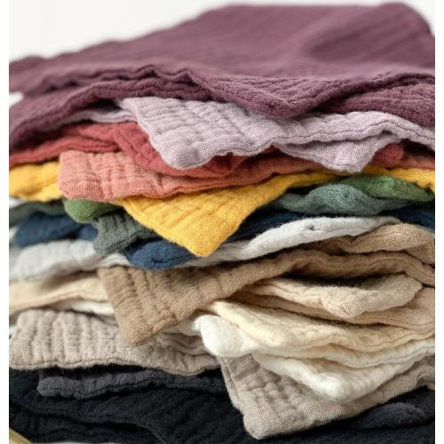 10 PACK of WASHCLOTHS / Muslin Baby Washcloth / 7 Inch Soft Washcloth Set / Newborn Baby Washcloths / Small Washcloths / Quick Drying Cloths