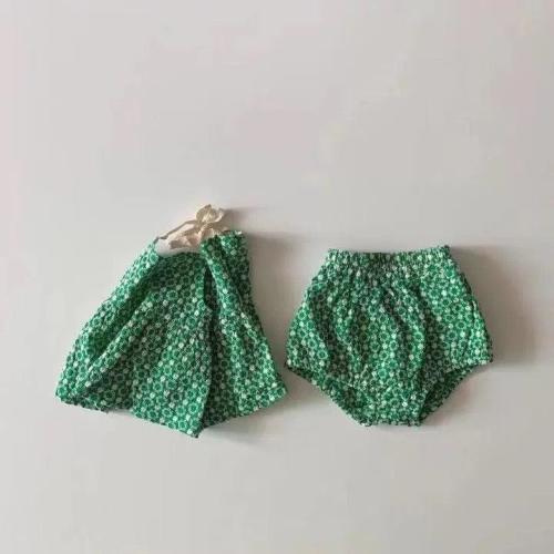 Little Chrysanthemum Sling Top With Bloomer EMERALD 0-6 MONTHS