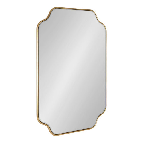 Lark Manor™ Aransa Scalloped Rectangle Wall Mirror & Reviews | Wayfair