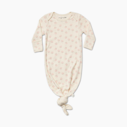 Tiny Kind Knotted Gown - Floral Bunch, 0-3M