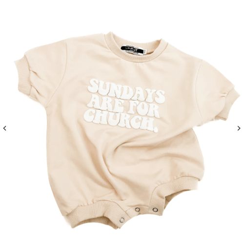 Sundays Are For Church Bubble Jumpsuit
