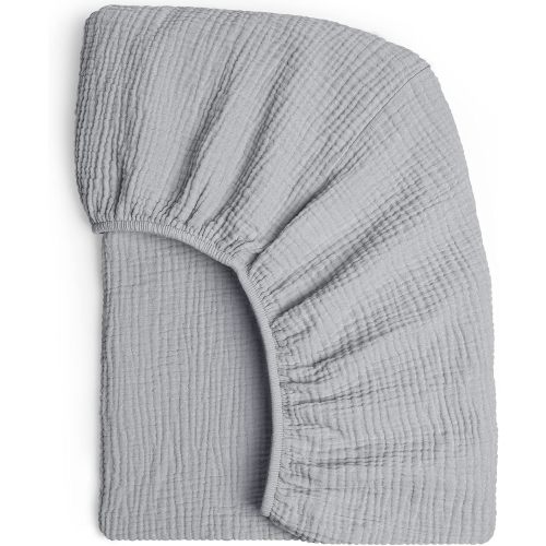 Muslin Crib Sheet Fitted Crib Mattress Sheet for Boys and Girls, 28"x 52"