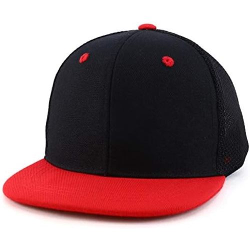 Trendy Apparel Shop Infant to Toddler Size Structured Flatbill Mesh Cap