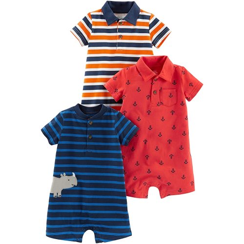 Simple Joys by Carter's baby-boys 3-pack Rompers