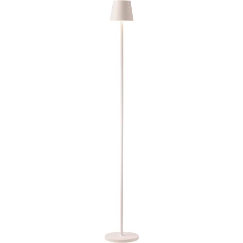 O’Bright Sandy- Cordless LED Floor Lamp for Outdoor/Indoor, Rechargeable, Water Resistant, Dimmable, Carry Light, Adjustable Height Stand Lamp for Patio, Living Room, Bedside, Table Night Lamp, White