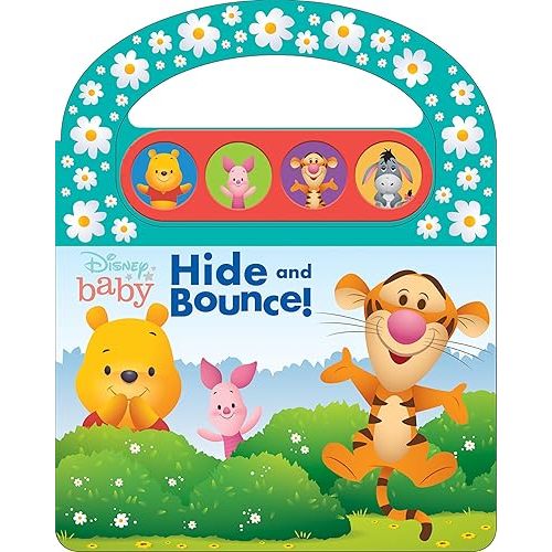 Disney Baby: Hide-And-Bounce! Sound Book Board book – Sound Book, September 4, 2023