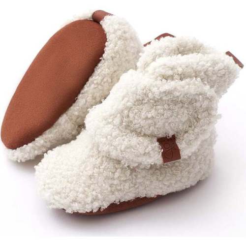 Stay On Sherpa Boots, Alabaster - Goumi | Maisonette