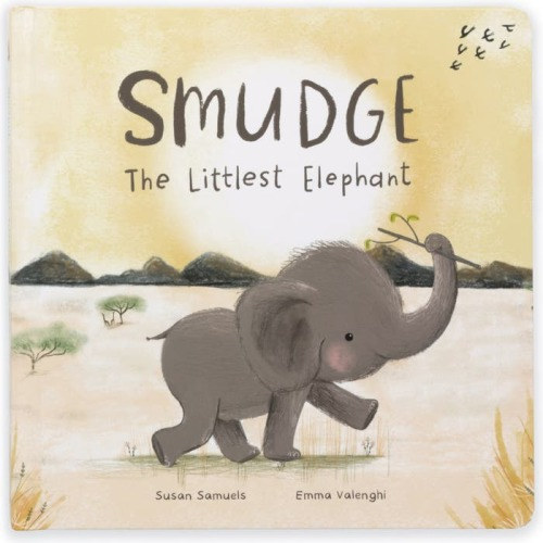 Jellycat 'Smudge The Littlest Elephant' Book, Multi