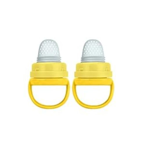 Green Sprouts - Sprout Ware First Foods Feeder Made from Plants - Bundle of Two - Yellow : Baby