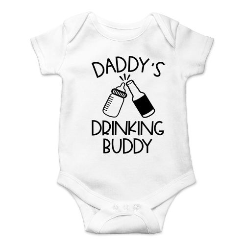 Daddy Drinking Buddy – Body pour bébé amusant et mignon