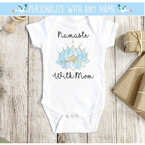 Lotus Onesie®, Lotus Baby Gift, Yoga Onesie®, Yoga Baby Gift, Yogi Onesie®, Yogi Baby Gift, Yoga Baby Outfit, Namaste Onesie®, Namaste Baby