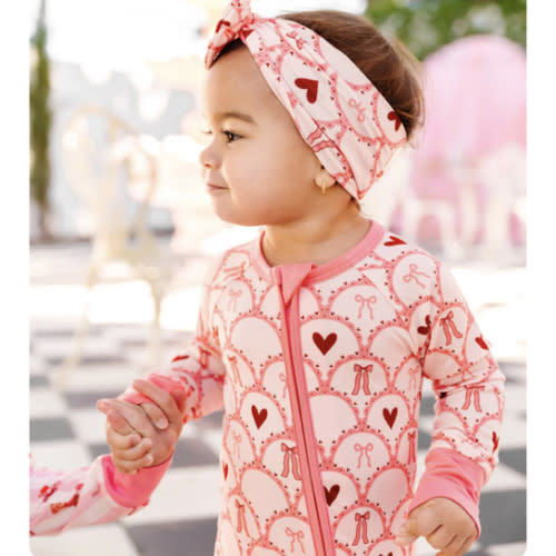 Love You Always Zipper Romper – In My Jammers