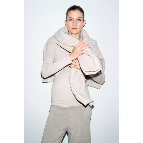 MAMA RIBBED JERSEY TOP
