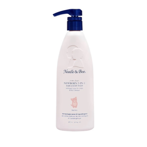 Noodle & Boo Newborn 2-in-1 Baby Shampoo and Body Wash, Tear-Free, Hypoallergenic, Baby Bath Essentials, Moisturizing, pH-Balanced, Vitamin-Enriched, Pediatrician-Tested