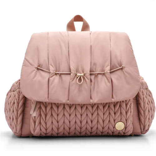 Levy Backpack Diaper Bag- Dusty Rose