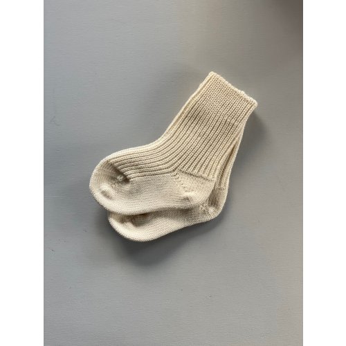 wool  knit socks, natur — BÖF shop