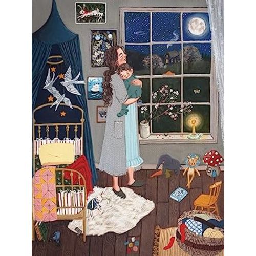 New York Puzzle Company - Loré Pemberton The Same Moon - 1000 Piece Challenging Jigsaw Puzzle for Adults by Loré Pemberton