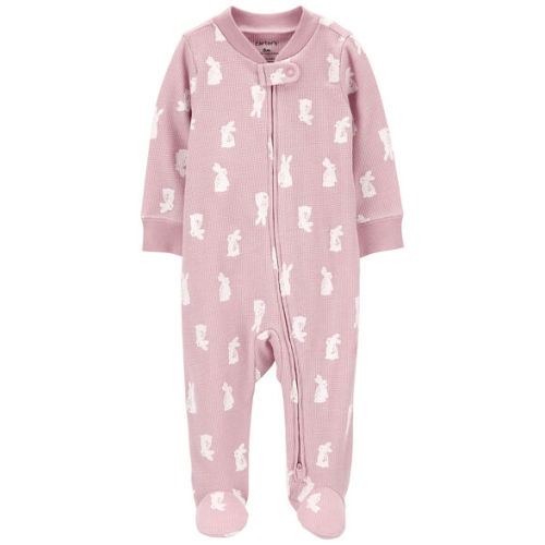 Baby Bunny 2-Way Zip Thermal Sleep & Play Pajamas - Carter's | Carter's