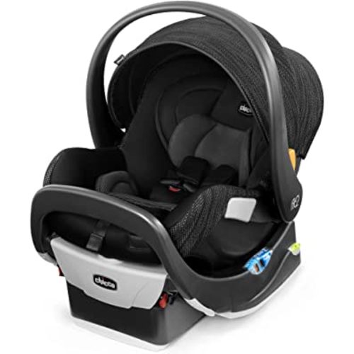Chicco Fit2® Infant and Toddler Car Seat and Base, Rear-Facing Seat for Infants and Toddlers 4-35 lbs., Compatible with Chicco Strollers, Baby Travel Gear | Staccato/Black