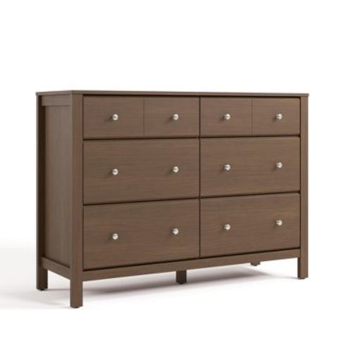 Storkcraft Horizon 6 Drawer Dresser Hazelnut
