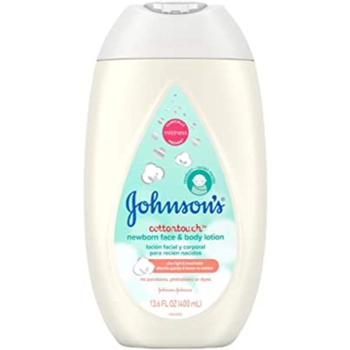 Johnsons Baby Cotton Touch Lotion Face & Body 13.6 Fl Oz (Pack of 2)