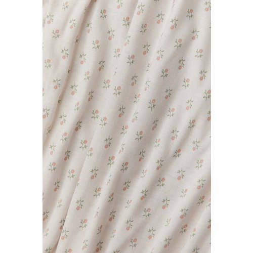 Blush Floret Crib Sheet
