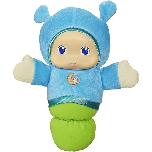 Playskool Lullaby Gloworm Toy with 6 Lullaby Tunes, Blue (Amazon Exclusive)