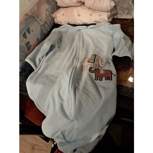 Carters Sleep Sack Os Blue Elephants