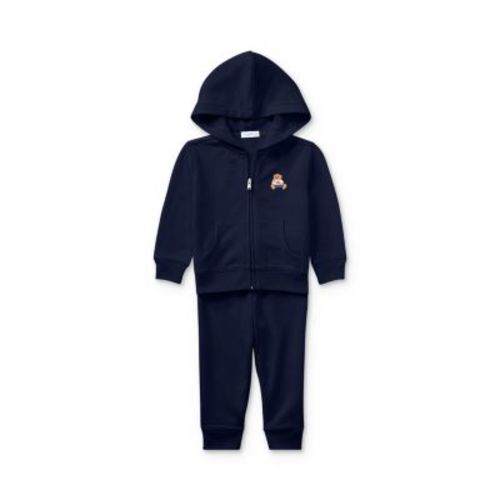 Boys' Polo Bear Hoodie & Pants Set - 12M