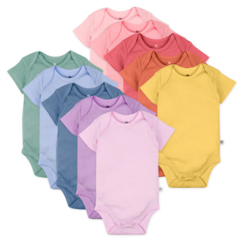 10-Pack Organic Cotton Short Sleeve Bodysuits | Honest Baby Clothing