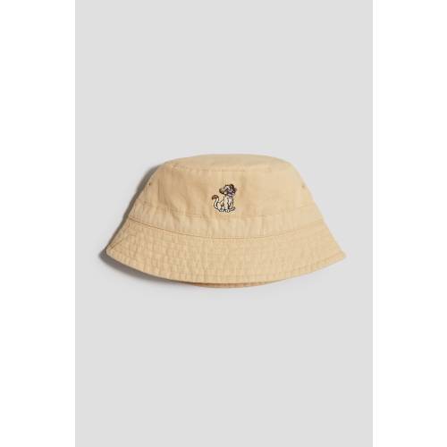 EMBROIDERED-DETAIL COTTON BUCKET HAT