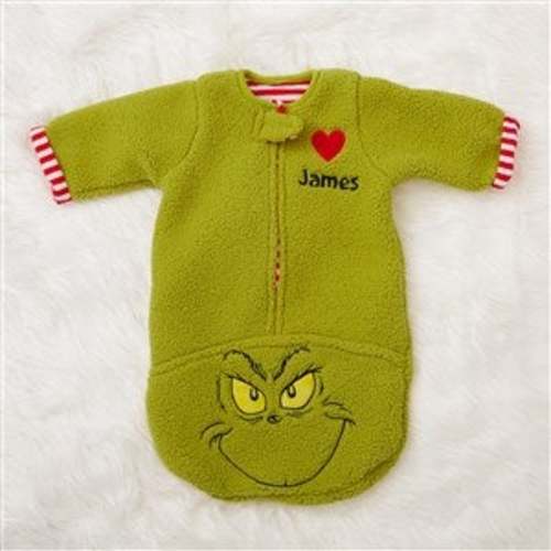 The Grinch Personalized Baby Cozy Bag