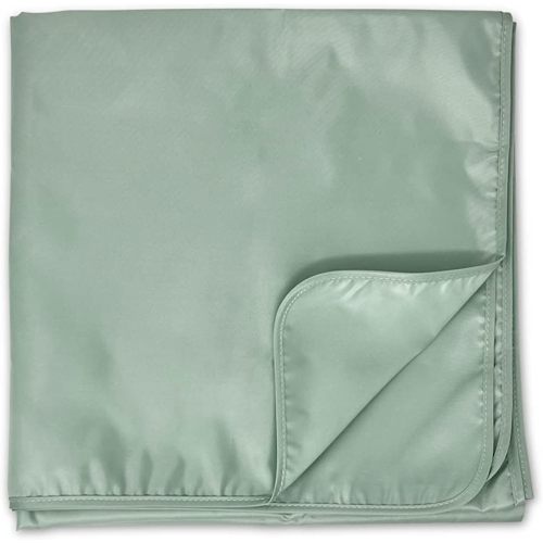 Tiny Twinkle Mess-Proof Splat Mats for Under high Chairs or Table Cover Art Projects for Baby and Toddler - Waterproof, Washable Floor or Table Splash mat 51" x 51" (Sage)