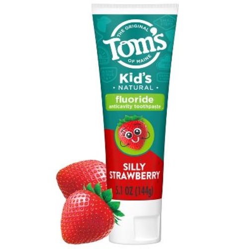 Tom's Of Maine Silly Strawberry Childrens Anticavity Toothpaste 5.1oz