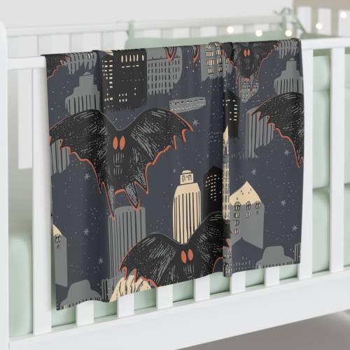 Mothman City Baby Swaddle Blanket
