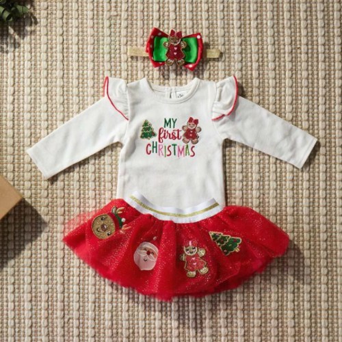 Infant My First Tutu and Applique Top Set
