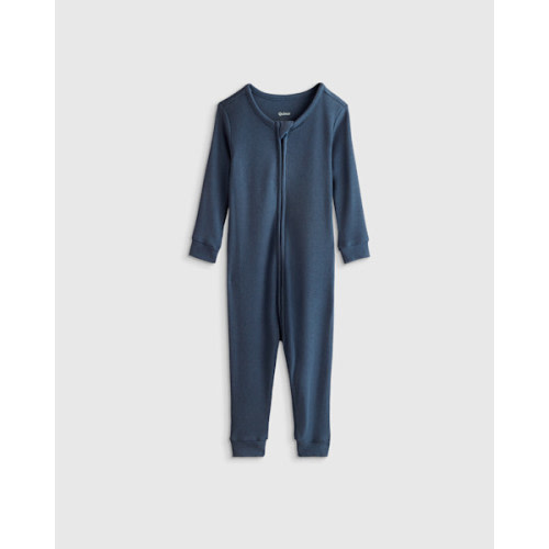 Softest Rib One Piece in Deep Sea Blue