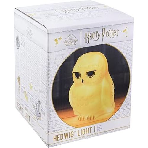 Paladone Harry Potter Hedwig Owl Night Light - Harry Potter Decor - Bedroom Night Light for Kids