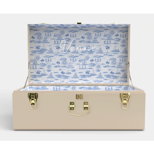 Grand Classic Trunk - Limited Edition Beige - Island Hopper / Embroidery