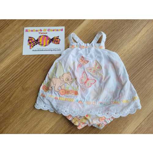 Nala Lion King Baby Girl Romper Outfit Disney Matching Set Retro Kitsch 00s Discontinued 0-3 months New Baby