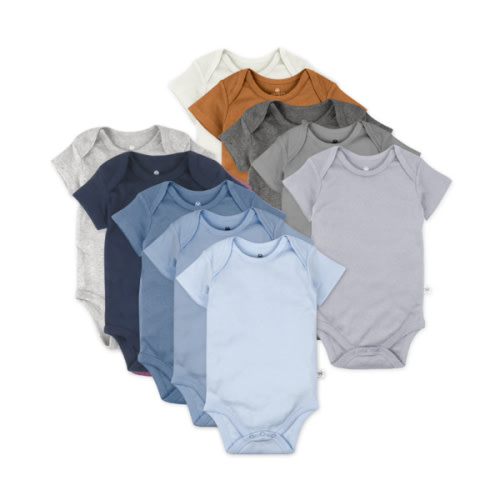 10-Pack Organic Cotton Short Sleeve Bodysuits | Honest Baby Clothing
