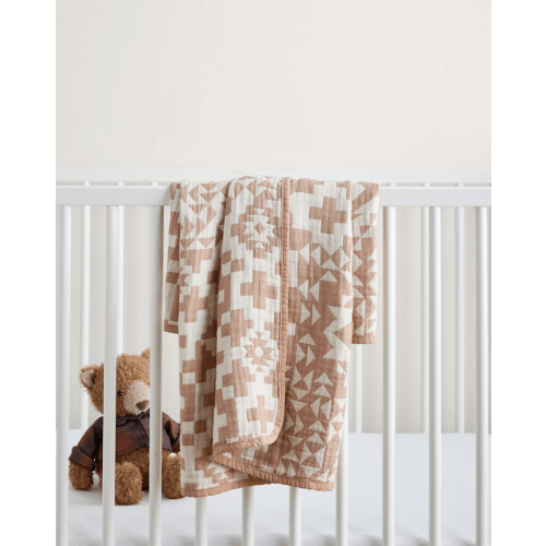BLUE RIDGE ORGANIC COTTON BABY BLANKET