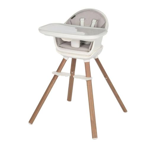Maxi-Cosi Moa 8-in-1 High Chair, removable kitchen booster, converts to stool, table and chair, easy to clean, Horizon Sand